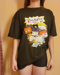 [3591040180] Camisa pijama con estampado de dibujos animados