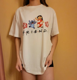 [3591320180] Camisa pijama con estampado de dibujos animados