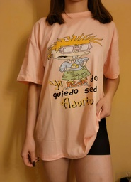 [3591520180] Camisa pijama con estampado de dibujos animados