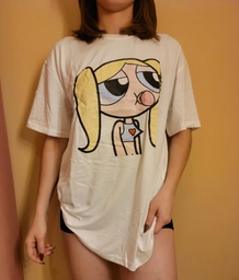 [3591670180] Camisa pijama con estampado de dibujos animados