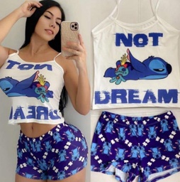 [3593100320] Short pijama con estampado de dibujos animados