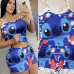 [3593110320] Short pijama con estampado de dibujos animados