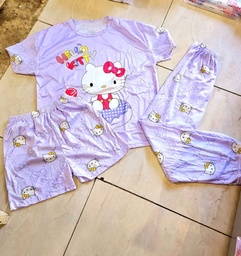 [3596090295] Set pijama con estampado de dibujos animados