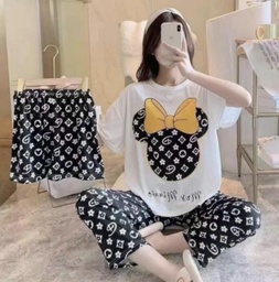 Set pijama con estampado de dibujos animados