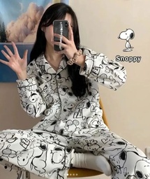 [3597010320] Pantalon pijama con estampado de dibujos animados