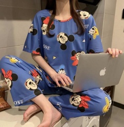 [3598100250] Pantalon pijama con estampado de dibujos animados