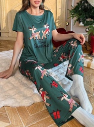 [364001080365] Pijama pantalon navideña Xmas