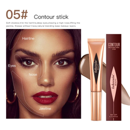 Bronceador, corrector, colorete e iluminador en barra de contorno vegano, resistente al agua, de marca privada, personalizado