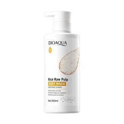 Gel de ducha de marca propia, gel de ducha de arroz original, 500 ml.