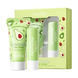 Bálsamo labial nutritivo SADOER de alta calidad, hidratante para labios, reparador, seco y agrietado, con sabor a fruta de larga duración.