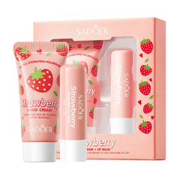 Bálsamo labial nutritivo SADOER de alta calidad, hidratante para labios, reparador, seco y agrietado, con sabor a fruta de larga duración.