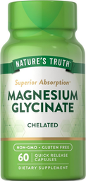 Nature's Truth Magnesium Glycinate Capsules | 200mg | 60 Count