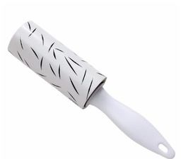 Rodillo quitapelusas, el papel adhesivo está diseñado para recoger pequeñas fibras.