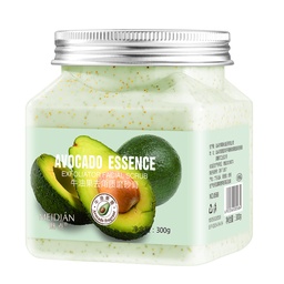 Exfoliante facial exfoliante con esencia de aguacate.