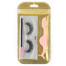 Kit de pestañas postizas 3D. (#100)