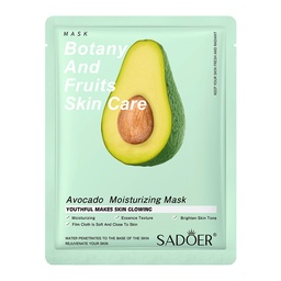 Mascarilla hidratante de aguacate.