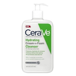 Cerave Hydrating Cream to Foam Cleaser 16oz