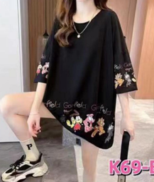 Camison oversized de dibujos animados