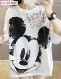 Camison oversized de dibujos animados