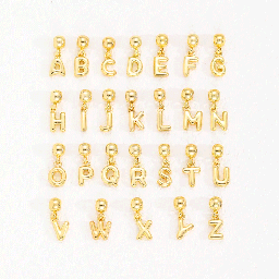 Dije brass Letras (solo dije)