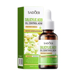 Esencia de Tratamiento para Control de Acné con Ácido Salicílico de SADOER