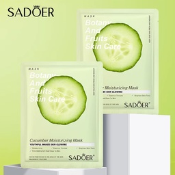 Mascarilla facial hidratante de pepino Sadoer