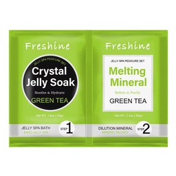 Freshine crystal jelly soak step1 1.08oz/50g melting mineral step2 2.3oz/65g