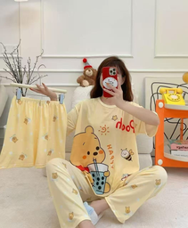 Pijama set Sensuel 3 piezas