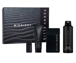 Set Perry ellis midnight set 4 piezas EDT 100ml 3.4 fl.oz
