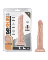 [819835023821] Blush Dr. Skin Silicone Dr. Carter 7.5&quot; Dildo  - Vanilla