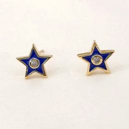 [3346140145] Arito de Brass Mini dot star blue