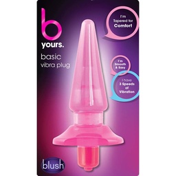 [735380105006] Blush B Yours Basic Vibra Plug-Pink