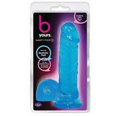 [735380164621] Blush B Yours Sweet n Hard 2 w/Suction Cup - Blue