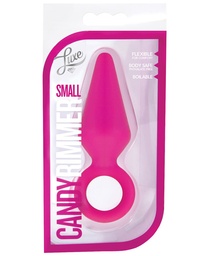 [735380101800] Blush Luxe Candy Rimmer Plug Small - Fuchsia
