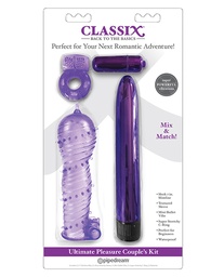 [603912758986] Classix Ultimate Pleasure Couples Kit - Purple