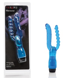 [716770024848] Crystalessence 5&quot; Dual Penetrator - Blue