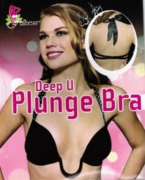 Deep U-Plunge Bra Individual Box Beige