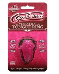 [782421006389] Good Head Vibrating Tongue Ring - Pink