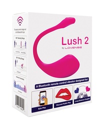 [728360599544] Lovense Lush 2.0 Sound Activated Vibrator - Pink